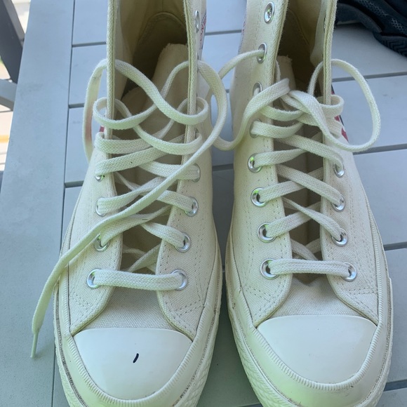 “Comme des garçons Play” sneakers aka cdg converse - Picture 11 of 11